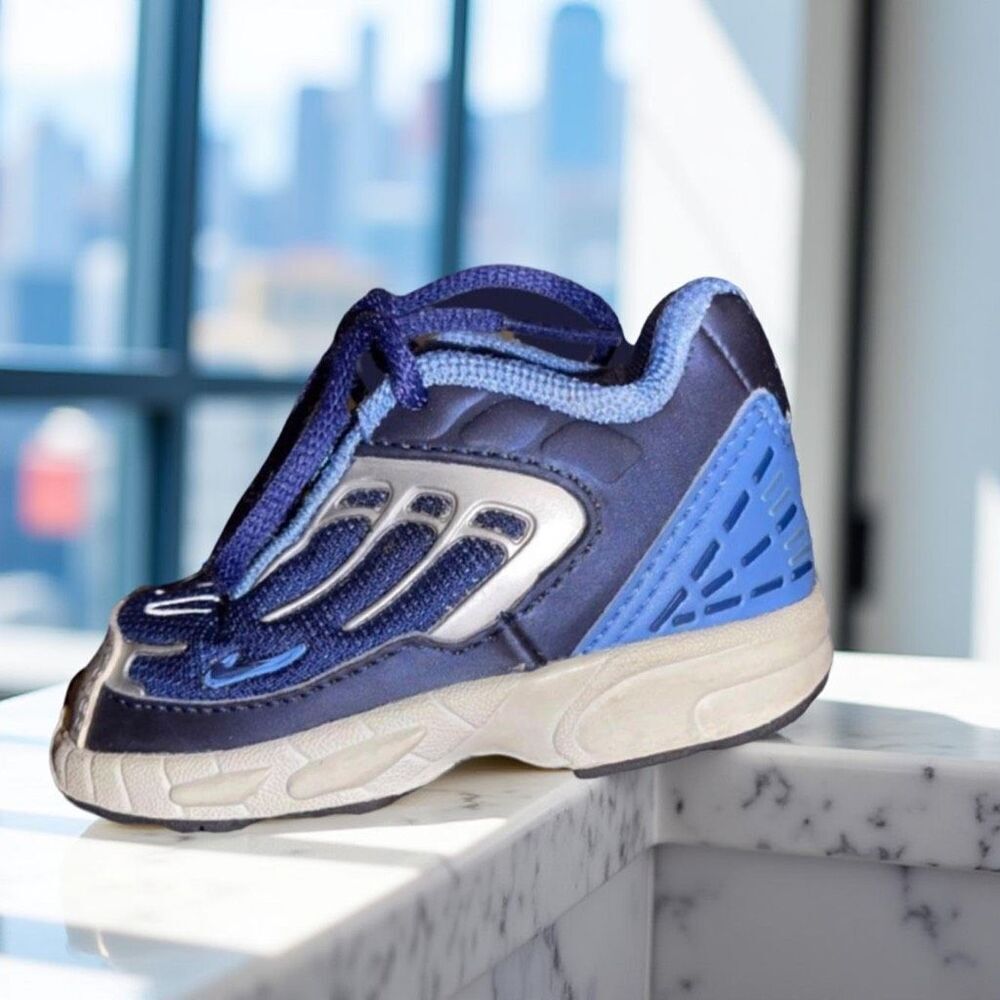 Nike Air (3c) Boys 0-24 Months Blue/SIlver Size 3